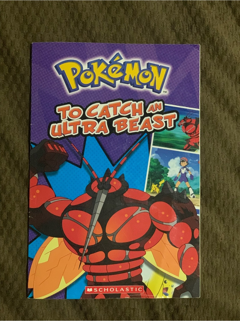 Scholastic Pokémon To Catch an Ultra Beast — Purple & Red Cover